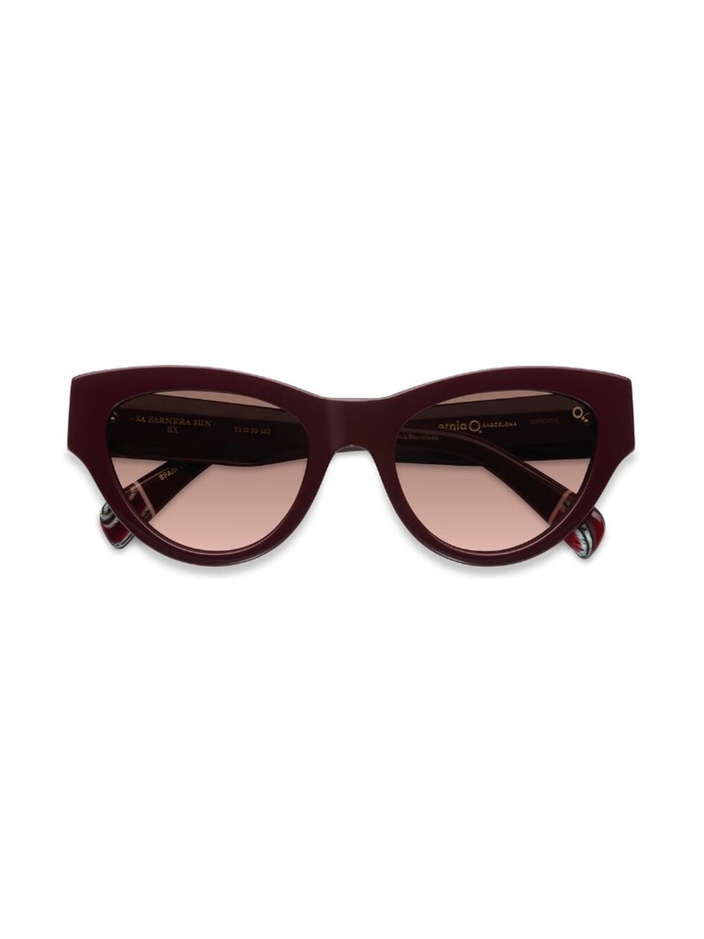 New Etnia Barcelona Unisex Sunglasses Red Acetate Frame SA FARNERA SUN BX 53